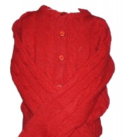 Westaway - Childrens shetland crew neck cable cardigan